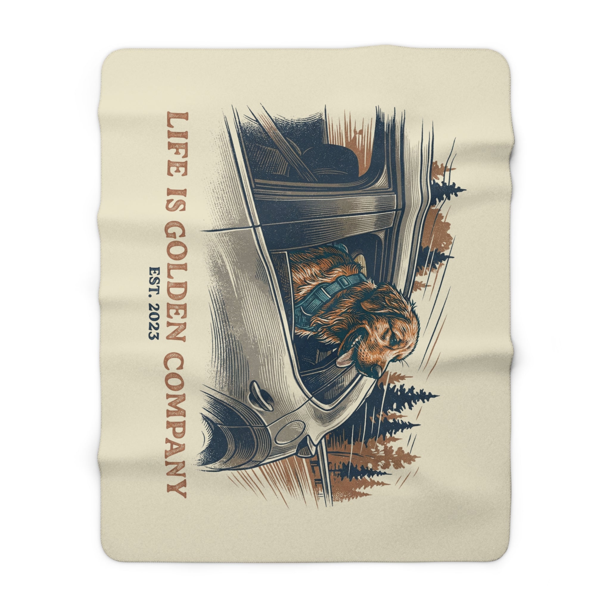Cruiser Cooper Cozy Sherpa Fleece Blanket