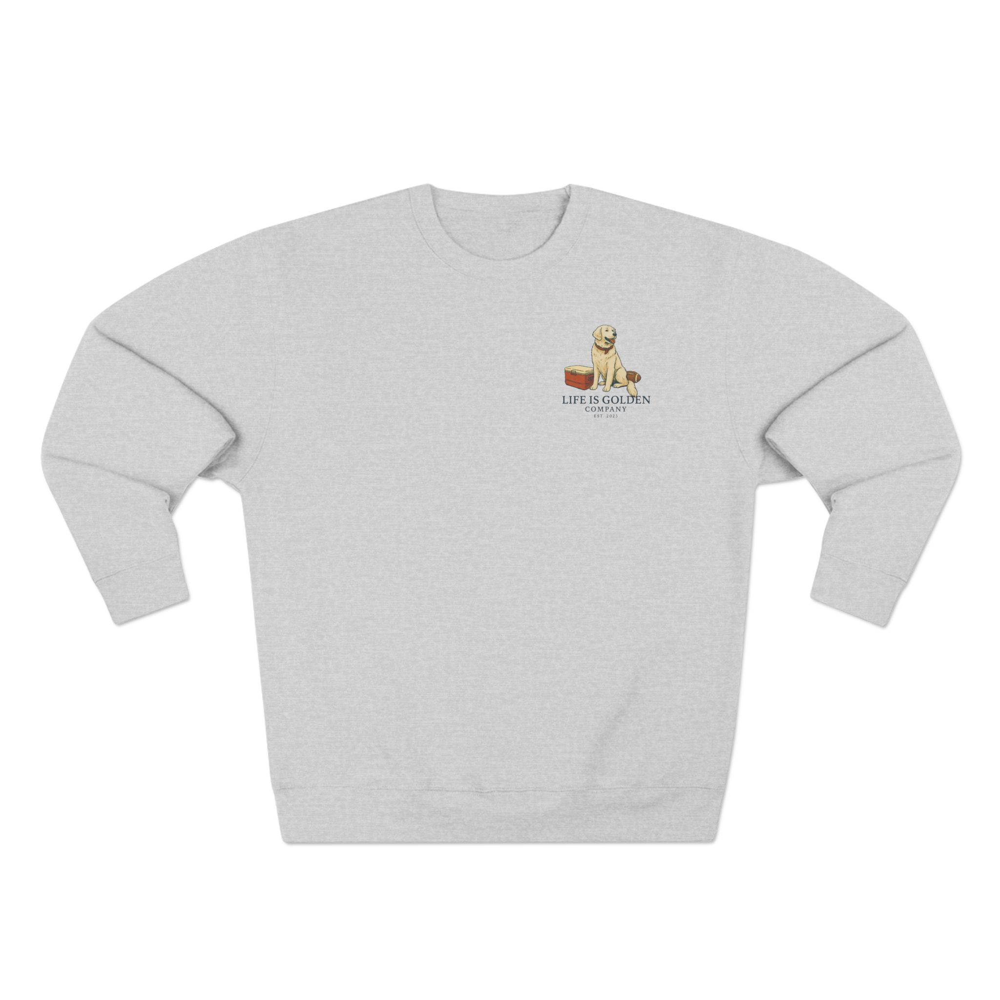 Game Day Sweatshirt - English Cream Golden Retriever Edition