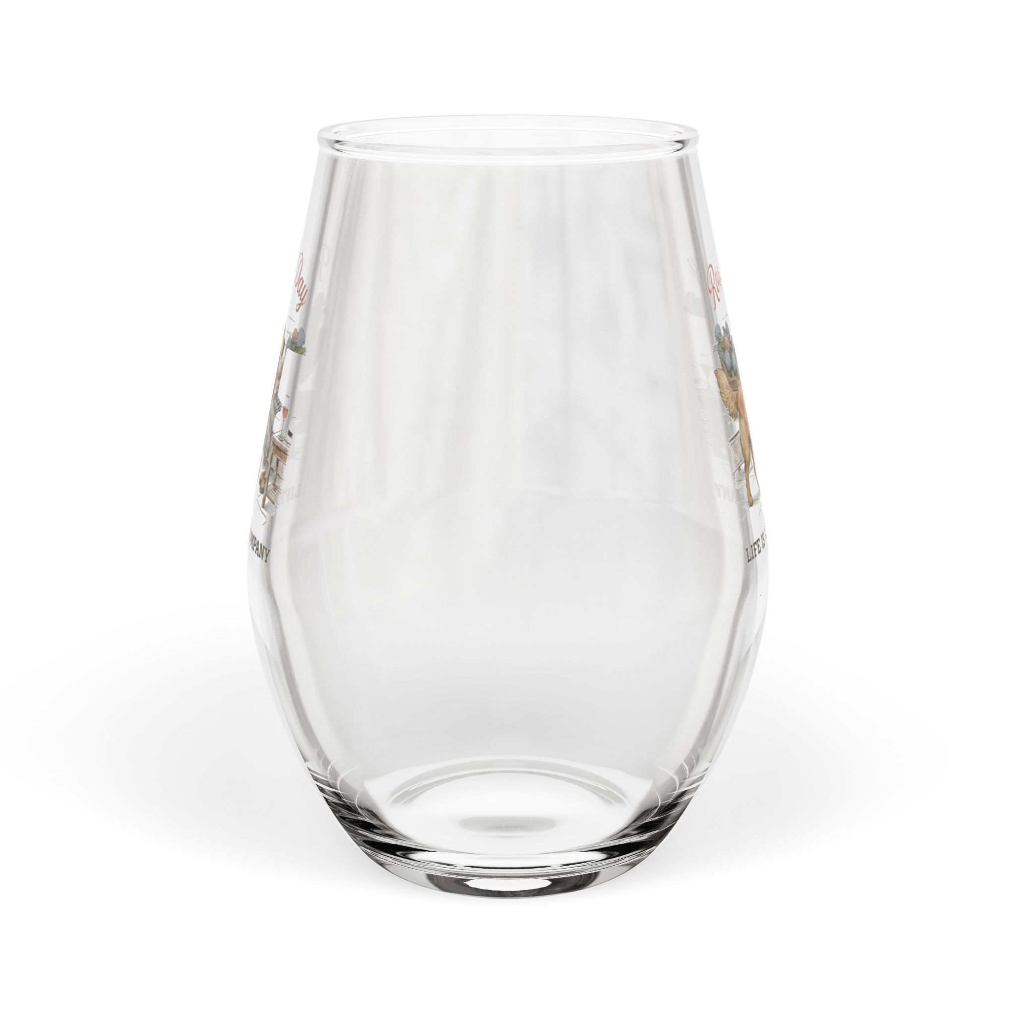 Rosé All Day Stemless Wine Glass 11.75 oz
