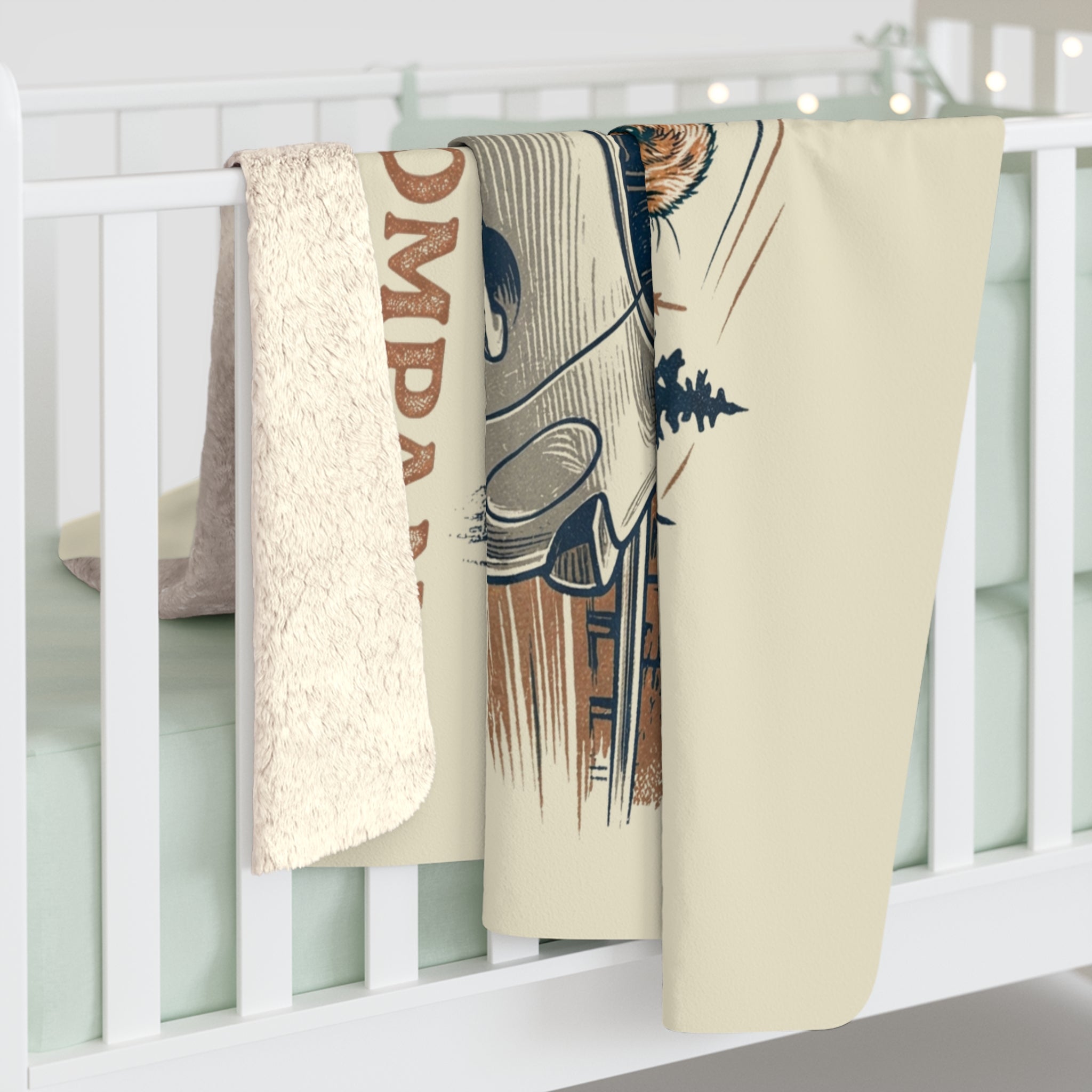 Cruiser Cooper Cozy Sherpa Fleece Blanket