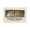 GoldRox - Shades Of Gold Pet Food Mat (12x18)