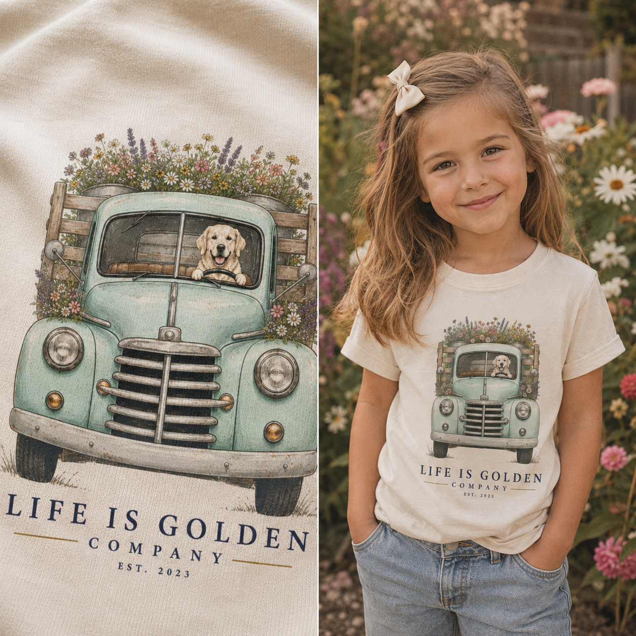 The Market Run Toddler Tee