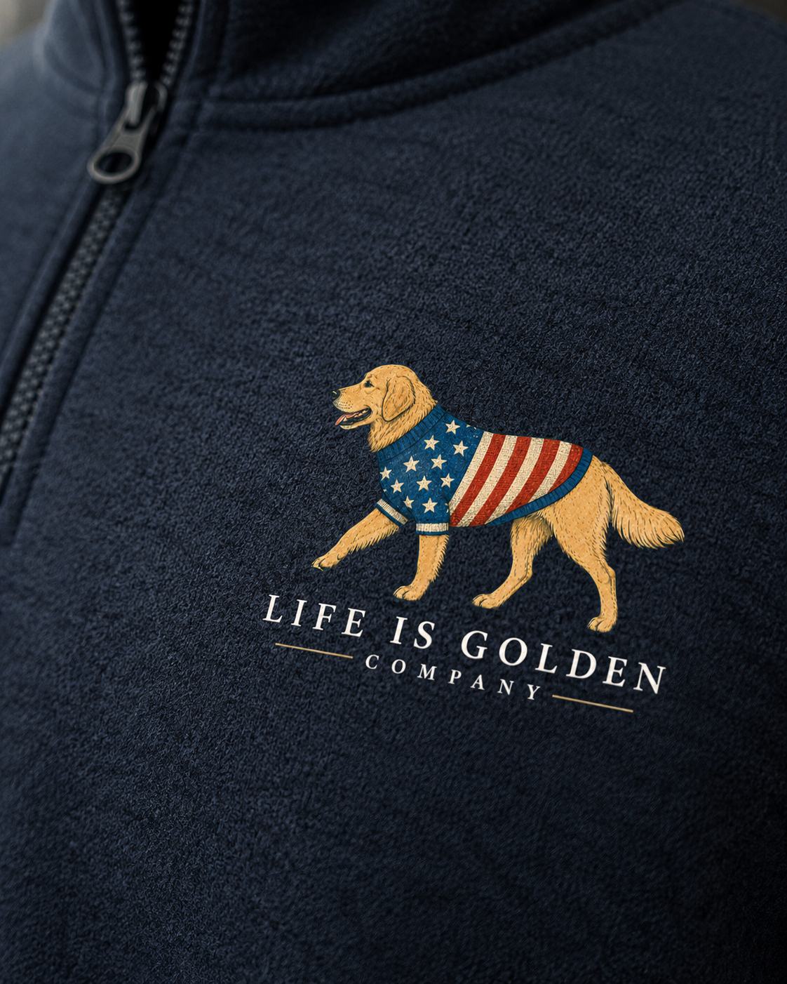 Old Glory Fleece Pullover