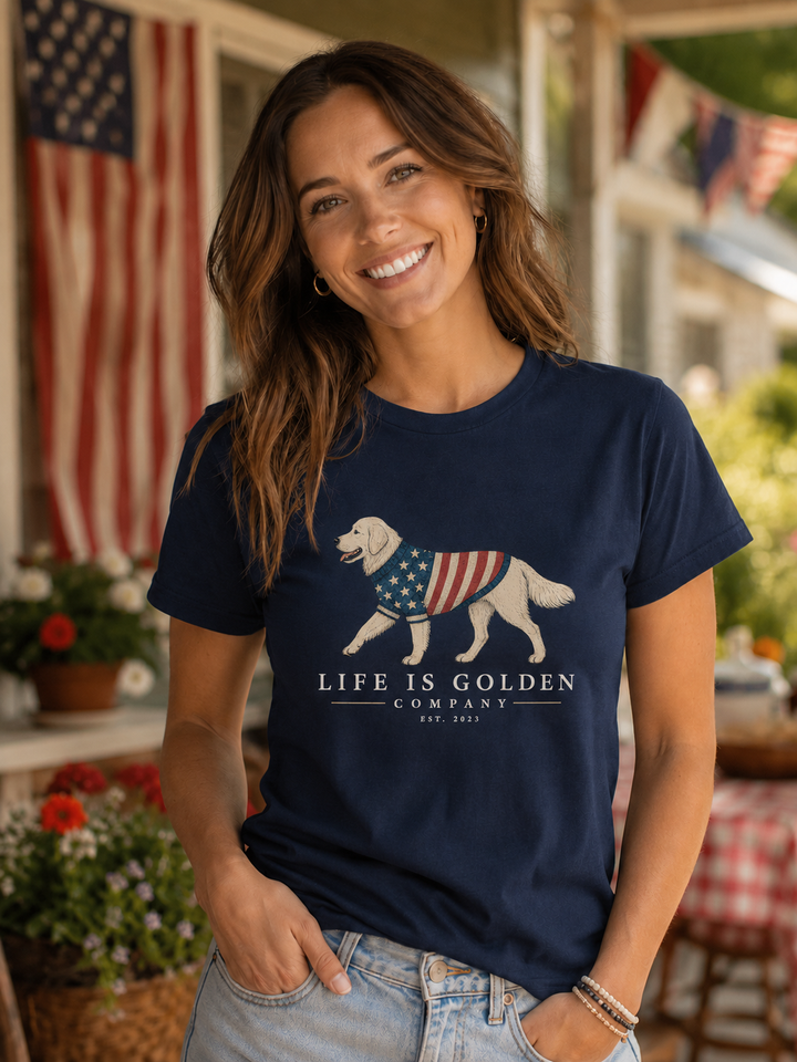 The Old Glory Tee — Cream