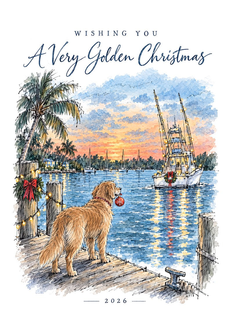 Card front — Holiday Boat Parade