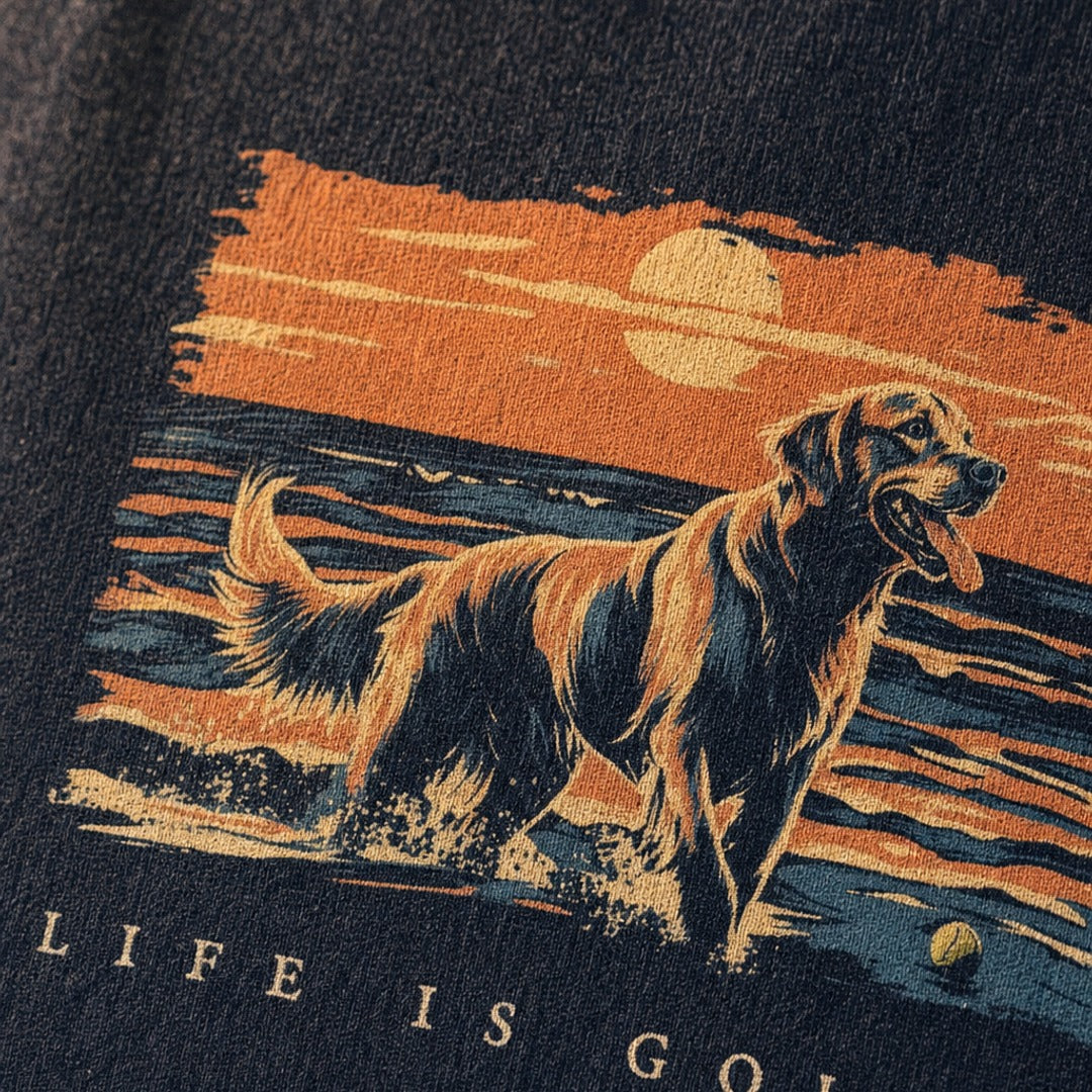 Chasing Sunsets Beach Tee — lifestyle