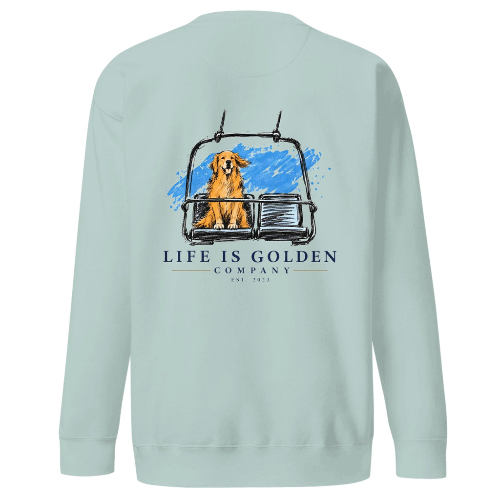 One More Lap Crewneck — Agave