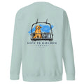 One More Lap Crewneck — Agave