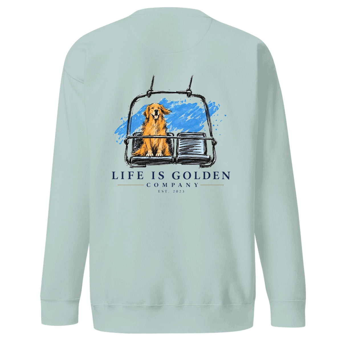 One More Lap Crewneck — Agave