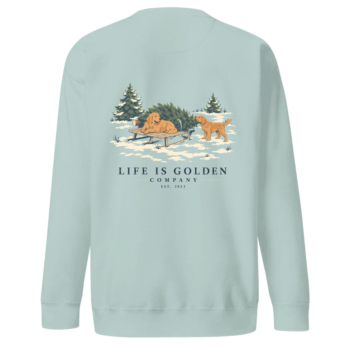 This Year's Tree Crewneck — Agave