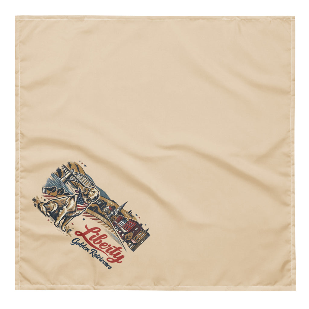 Liberty Golden Retrievers II bandana