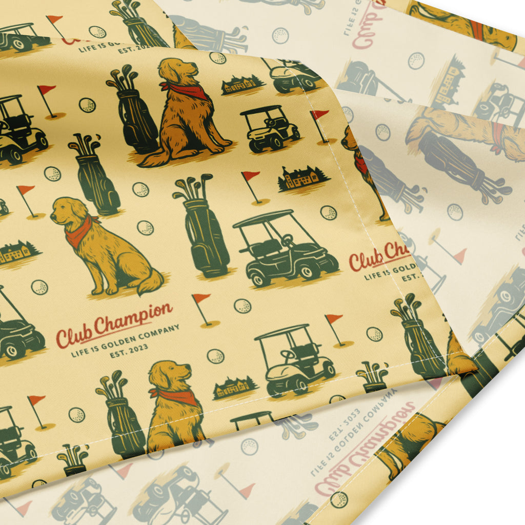 Club Champ Dog Bandana - Matching Set