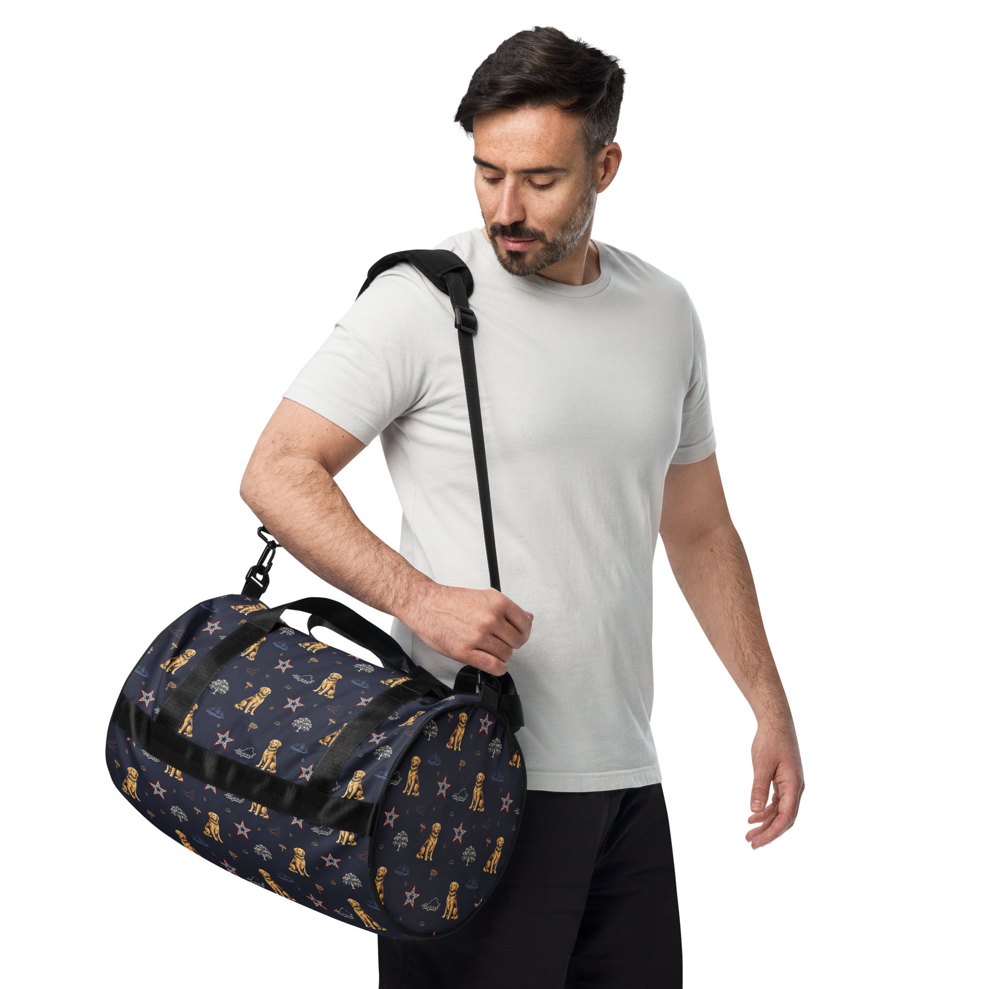 Heritage Oaks All-over print gym bag