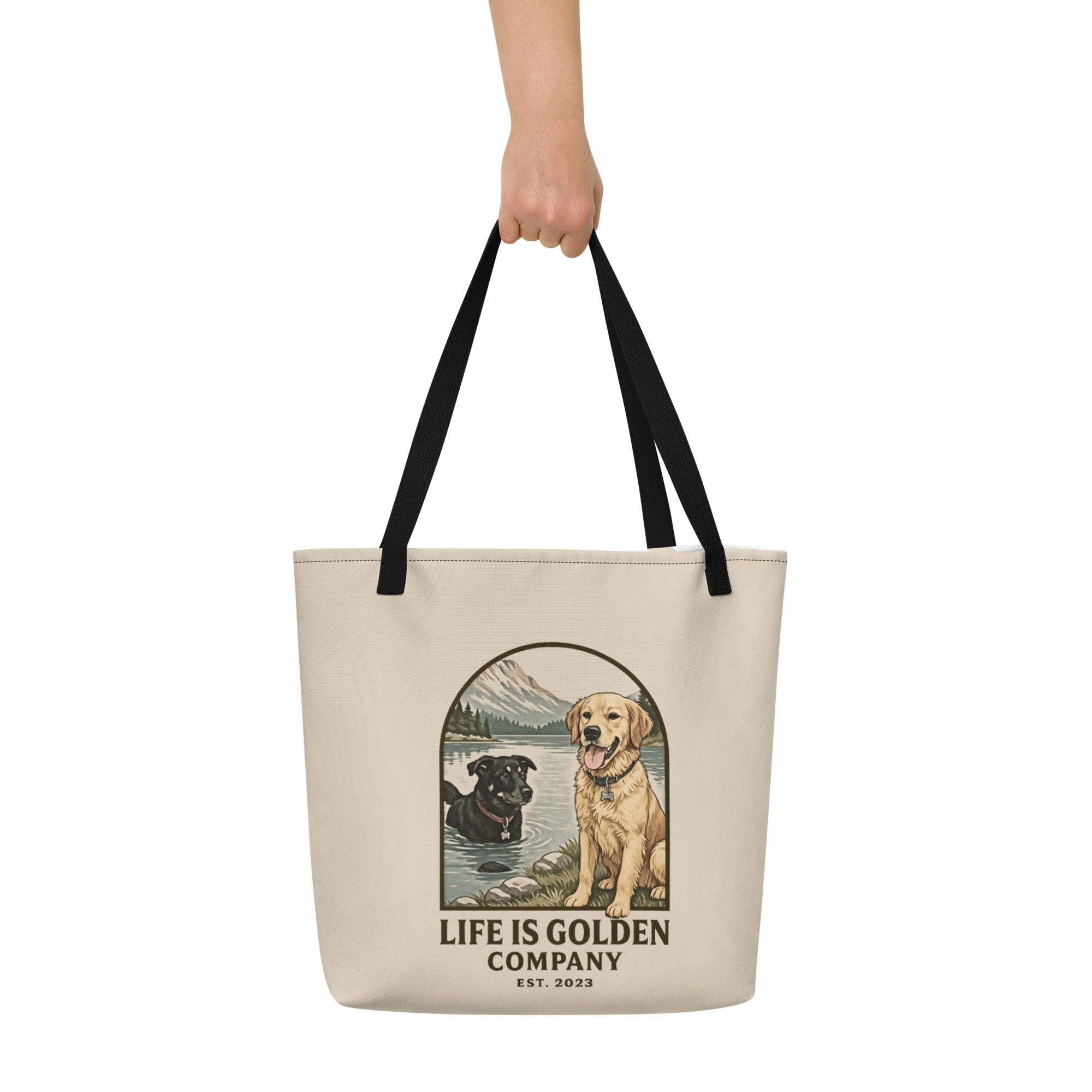 Mountain Swim Tote Bag