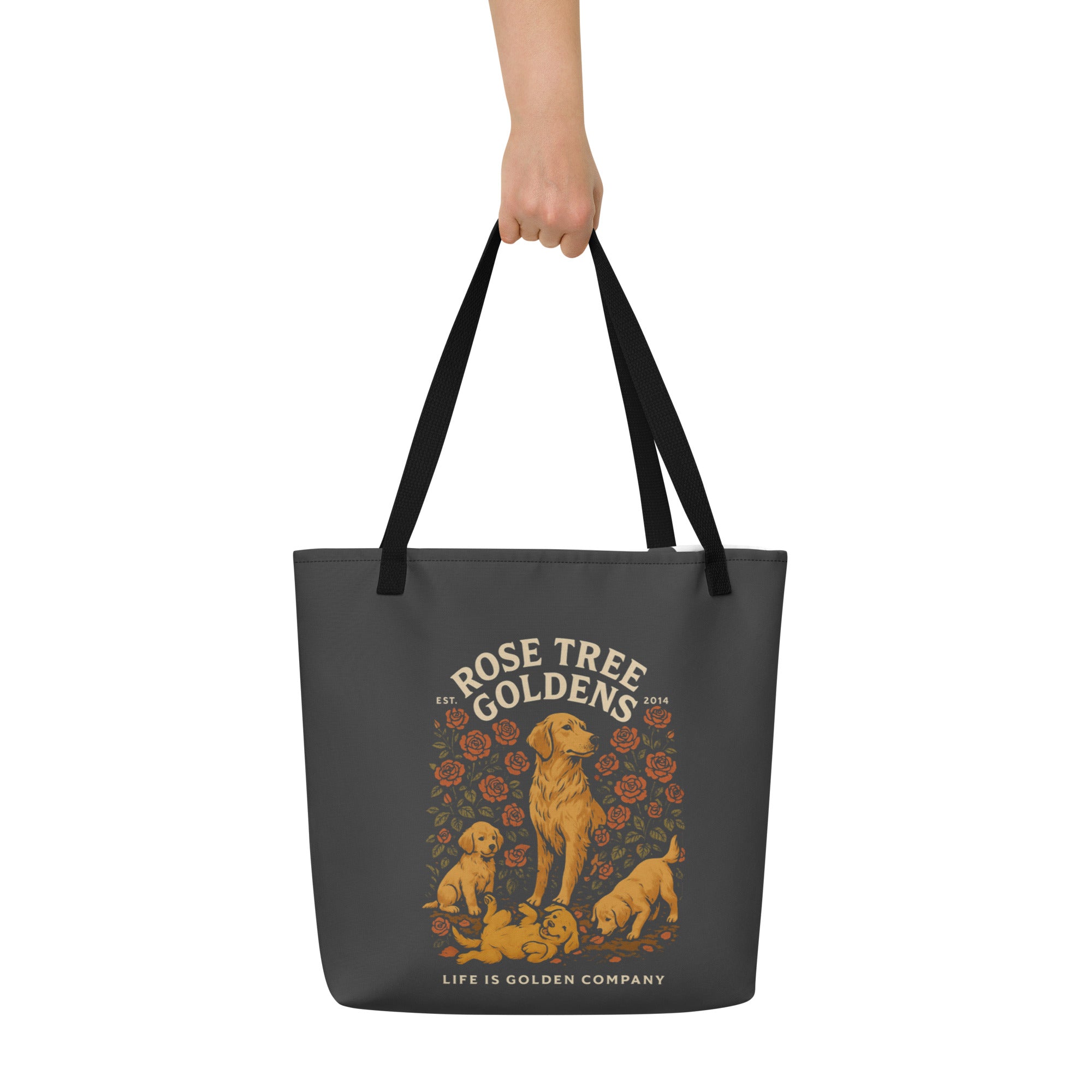Rose Tree Goldens Custom Tote