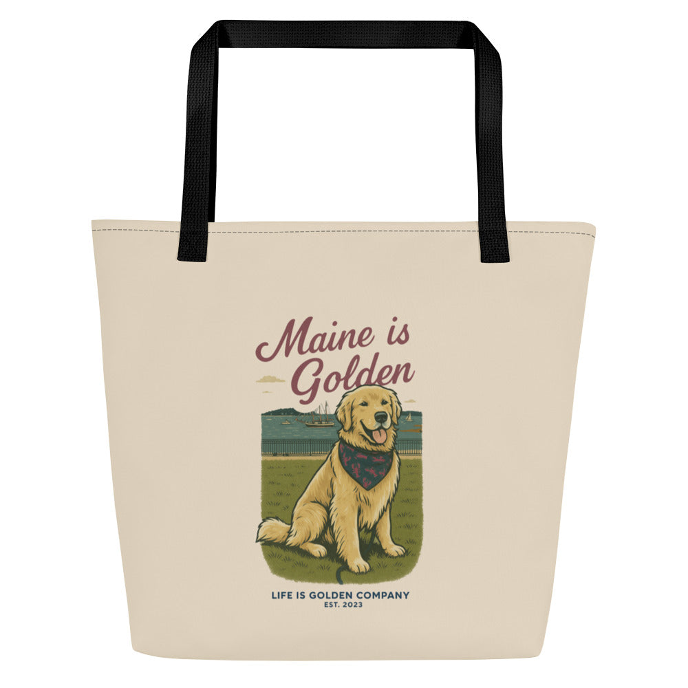 Maine is Golden Tote Bag