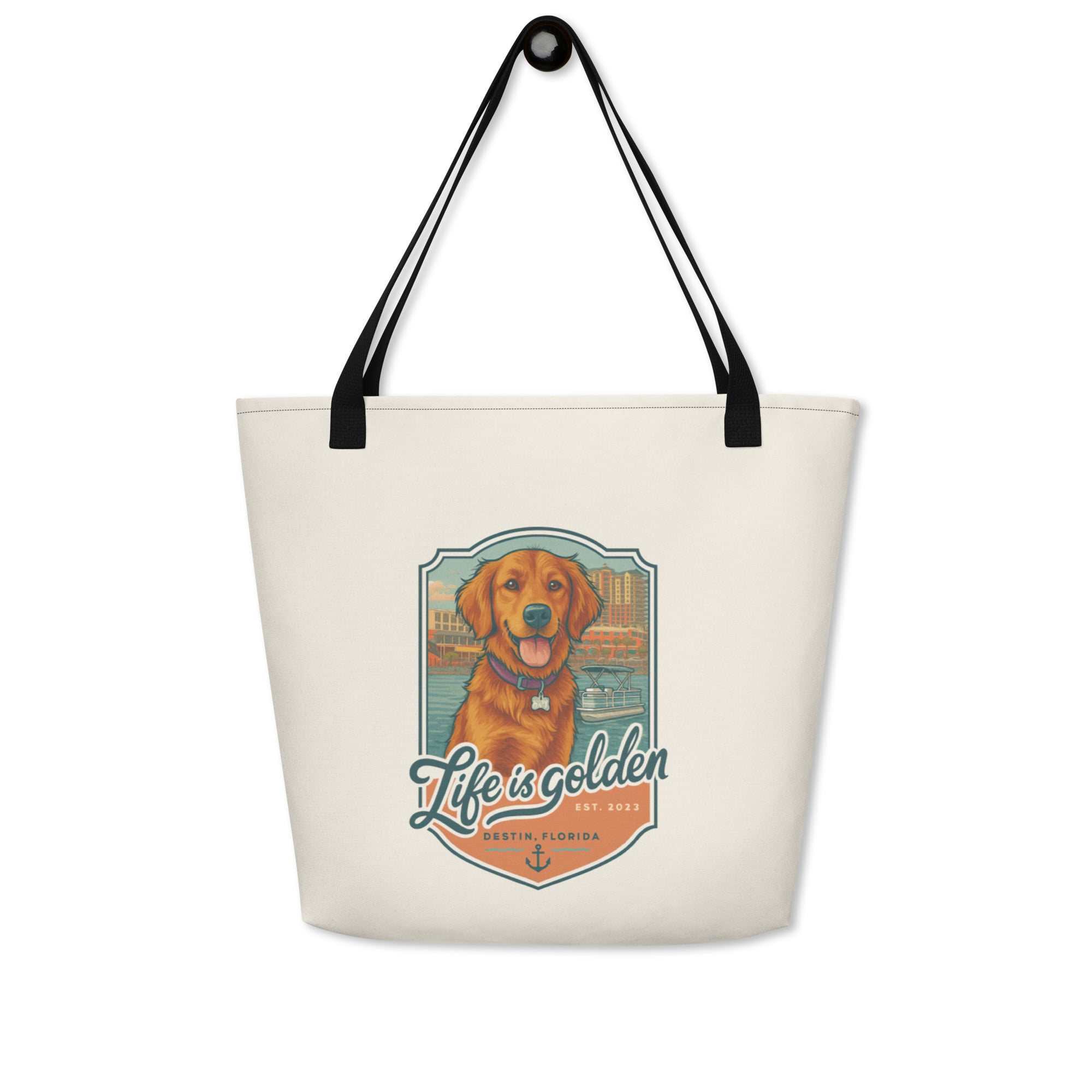 Destin Getaway Large Tote Bag