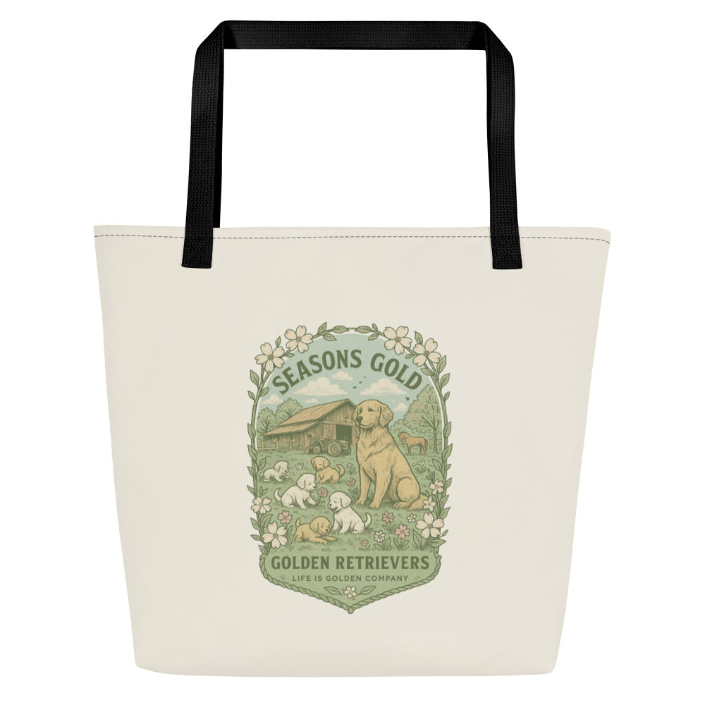 Seasons Gold Spring Large Tote Bag