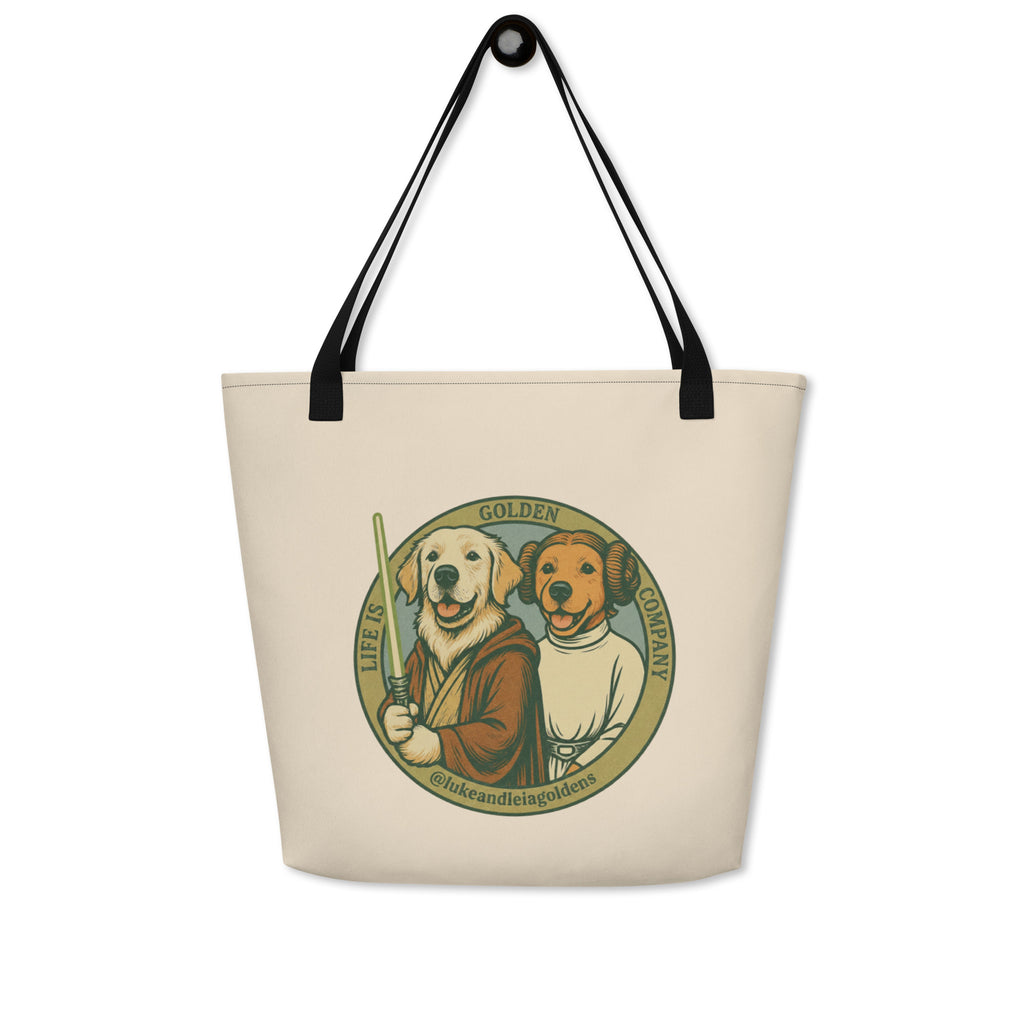 Luke and Leia Tote Bag