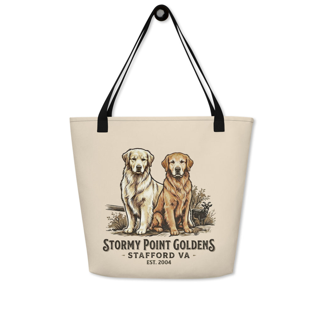 Stormy Point Large Tote Bag