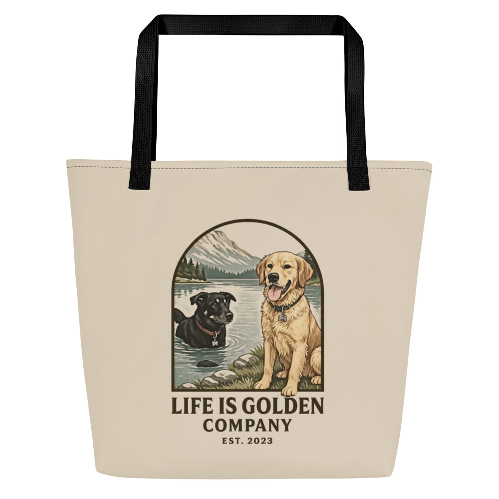 Mountain Swim Tote Bag