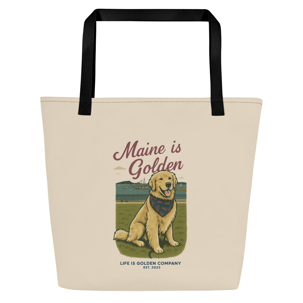 Maine is Golden Tote Bag