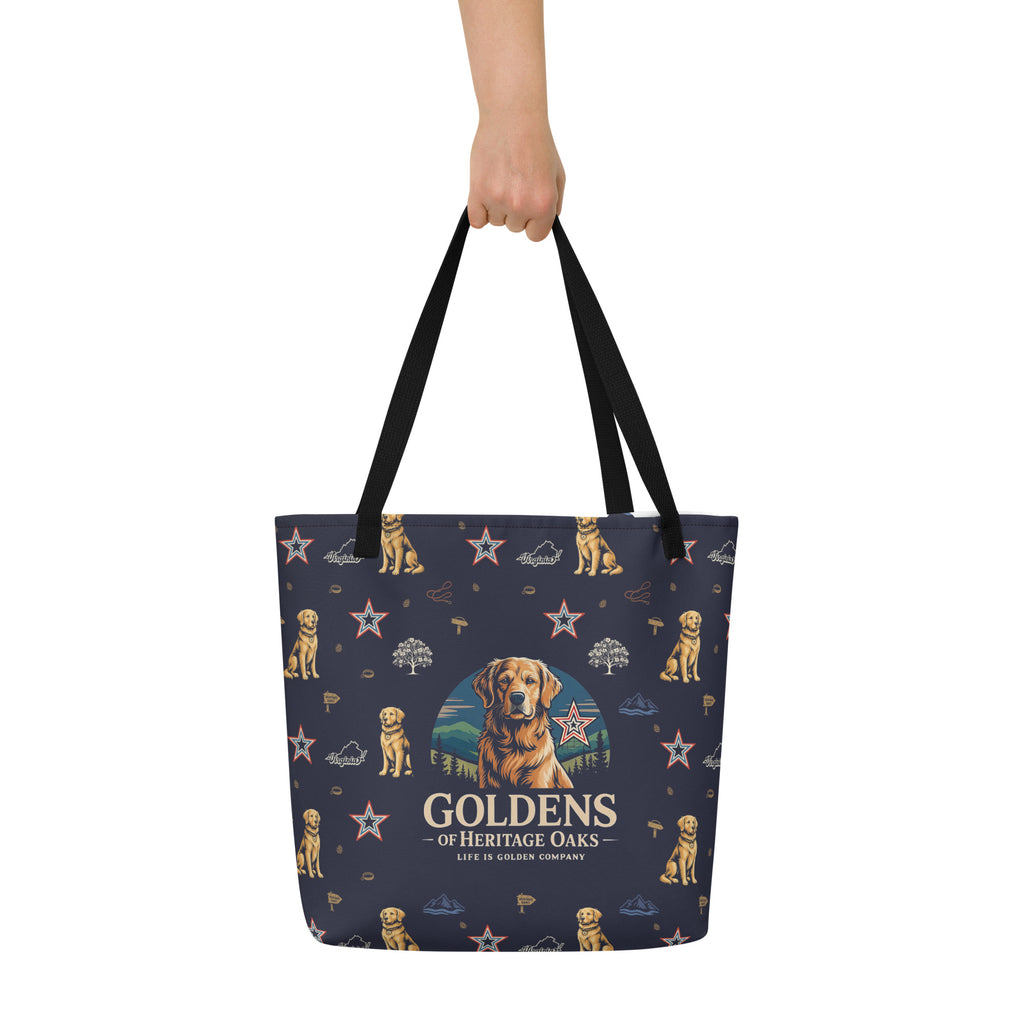 Heritage Oaks Large Tote Bag