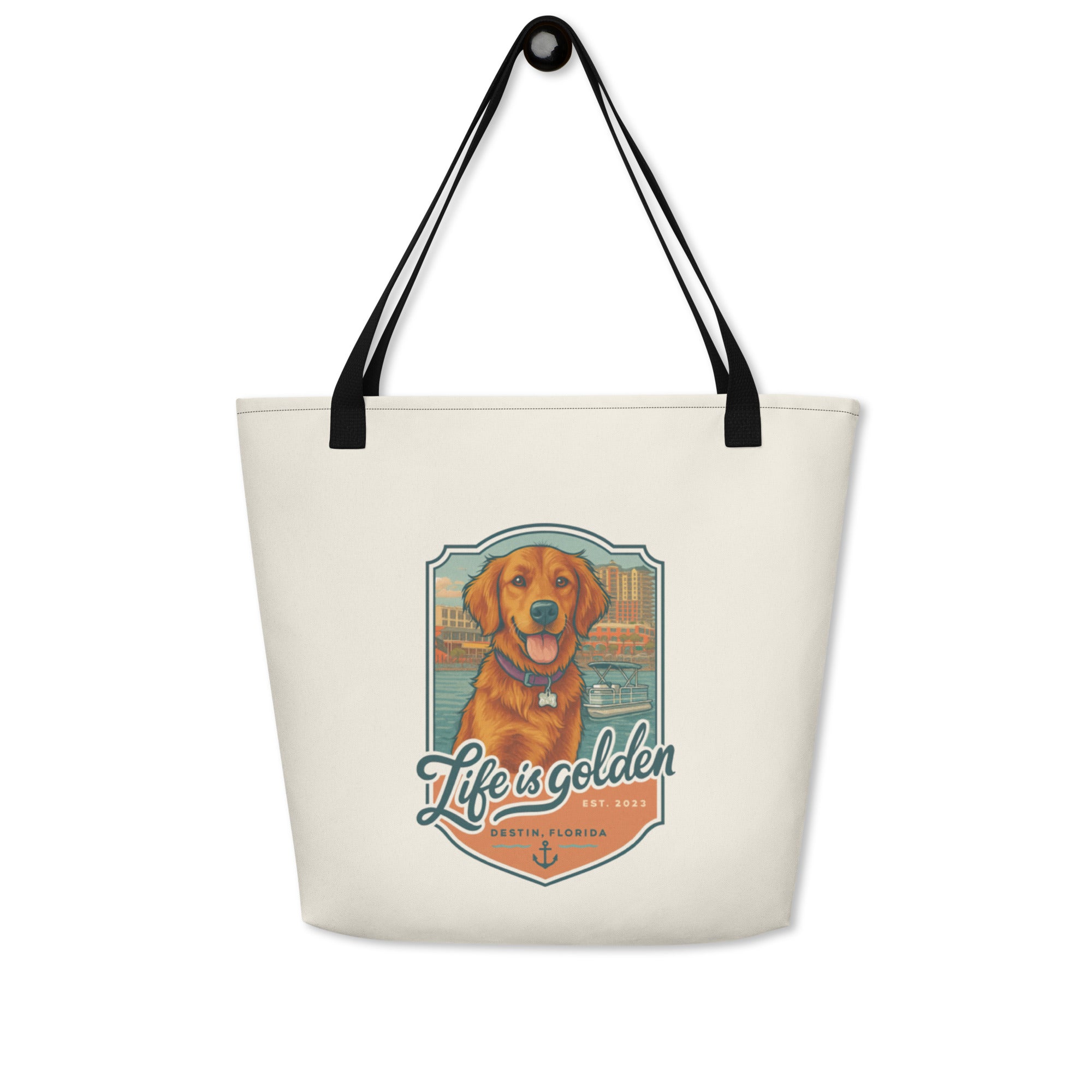 Destin Getaway Large Tote Bag
