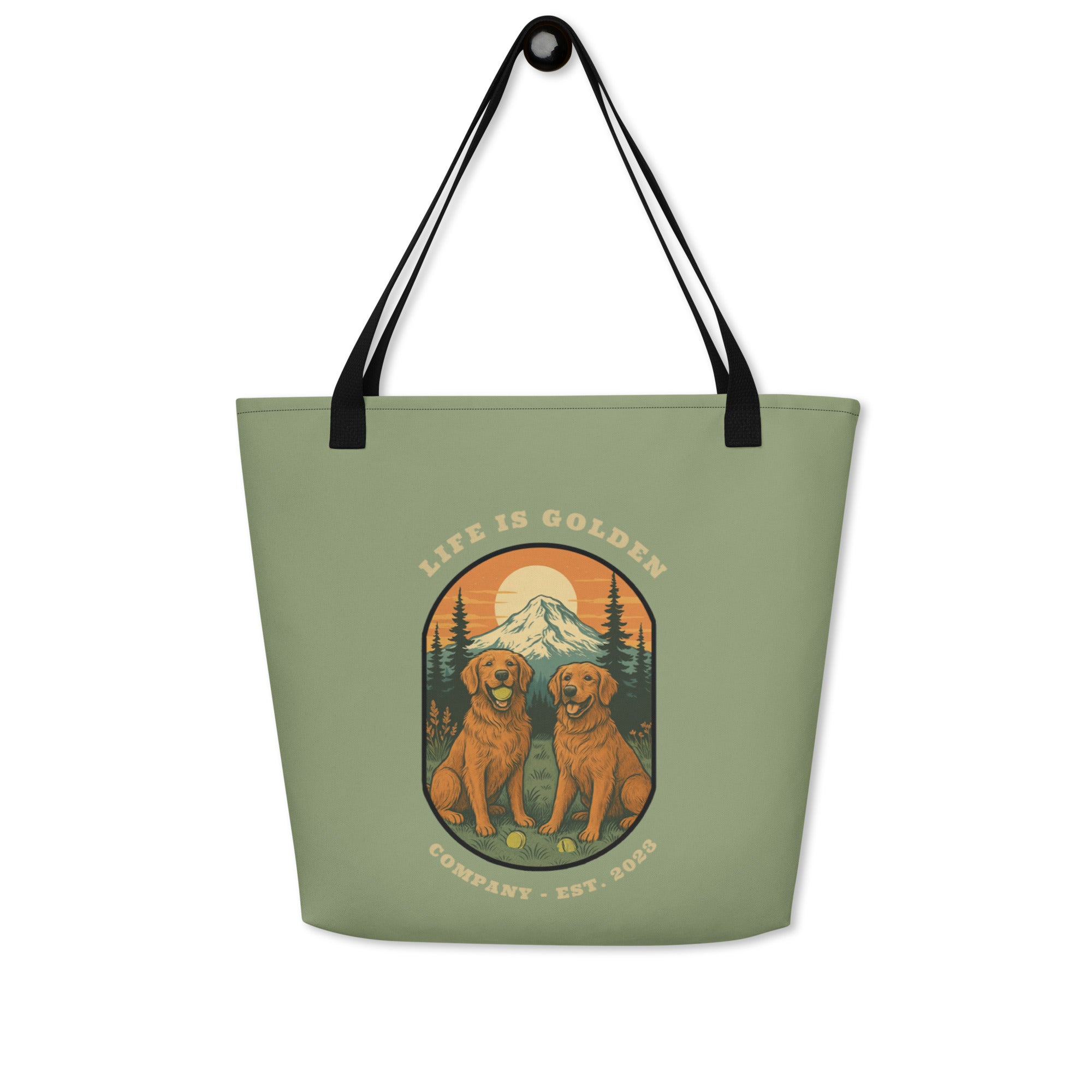 Rainier Retrievers Large Tote Bag