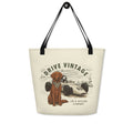 Drive Vintage Large Tote Bag
