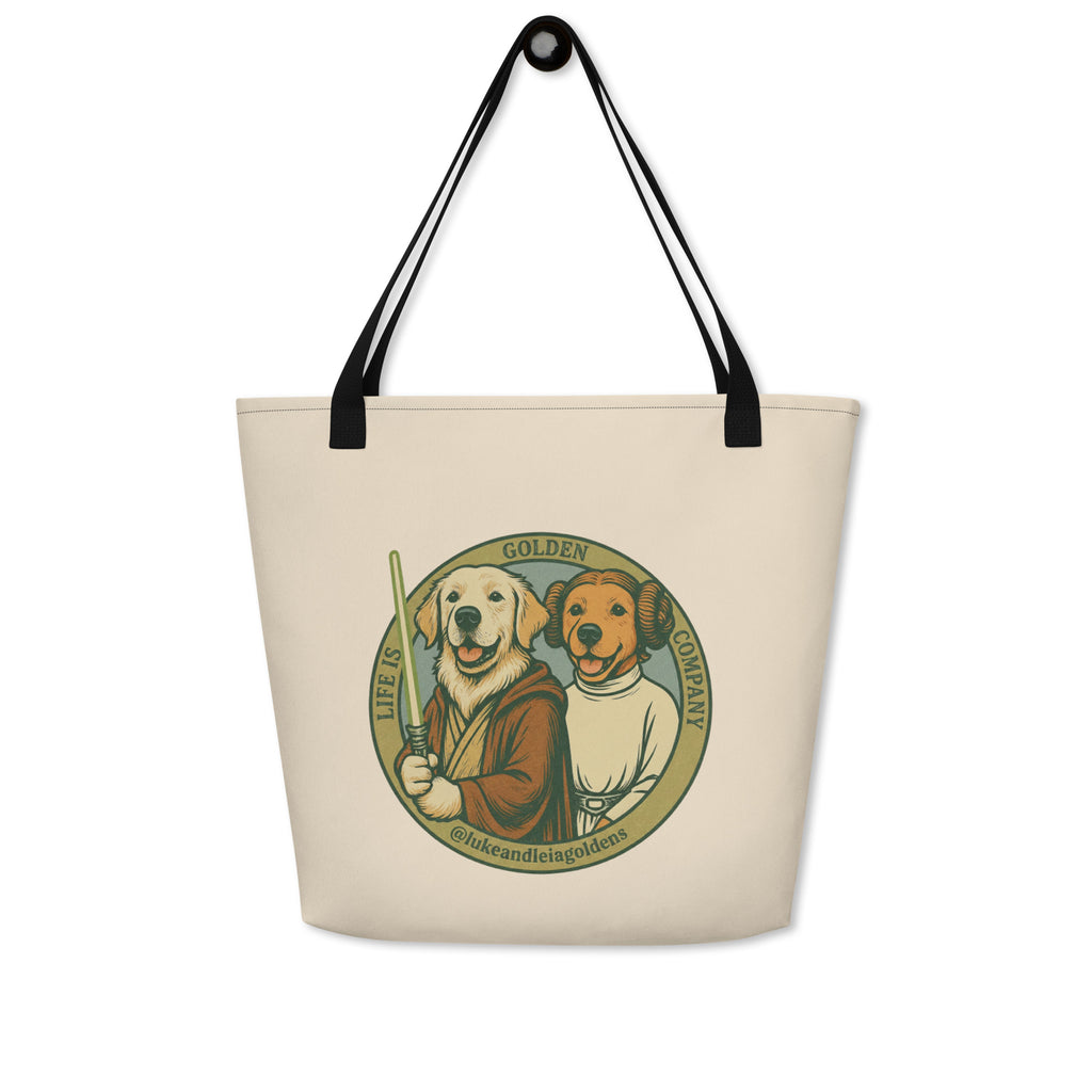 Luke and Leia Tote Bag