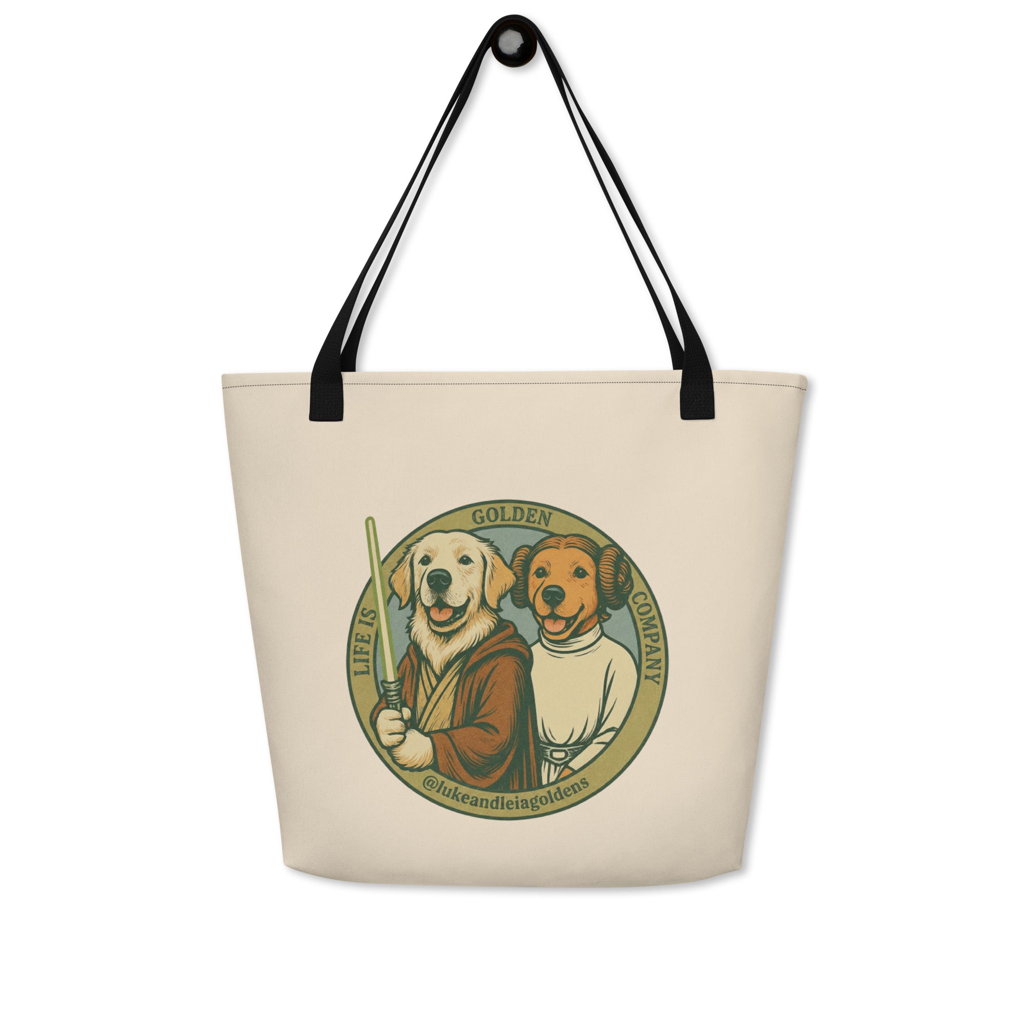 Luke and Leia Tote Bag