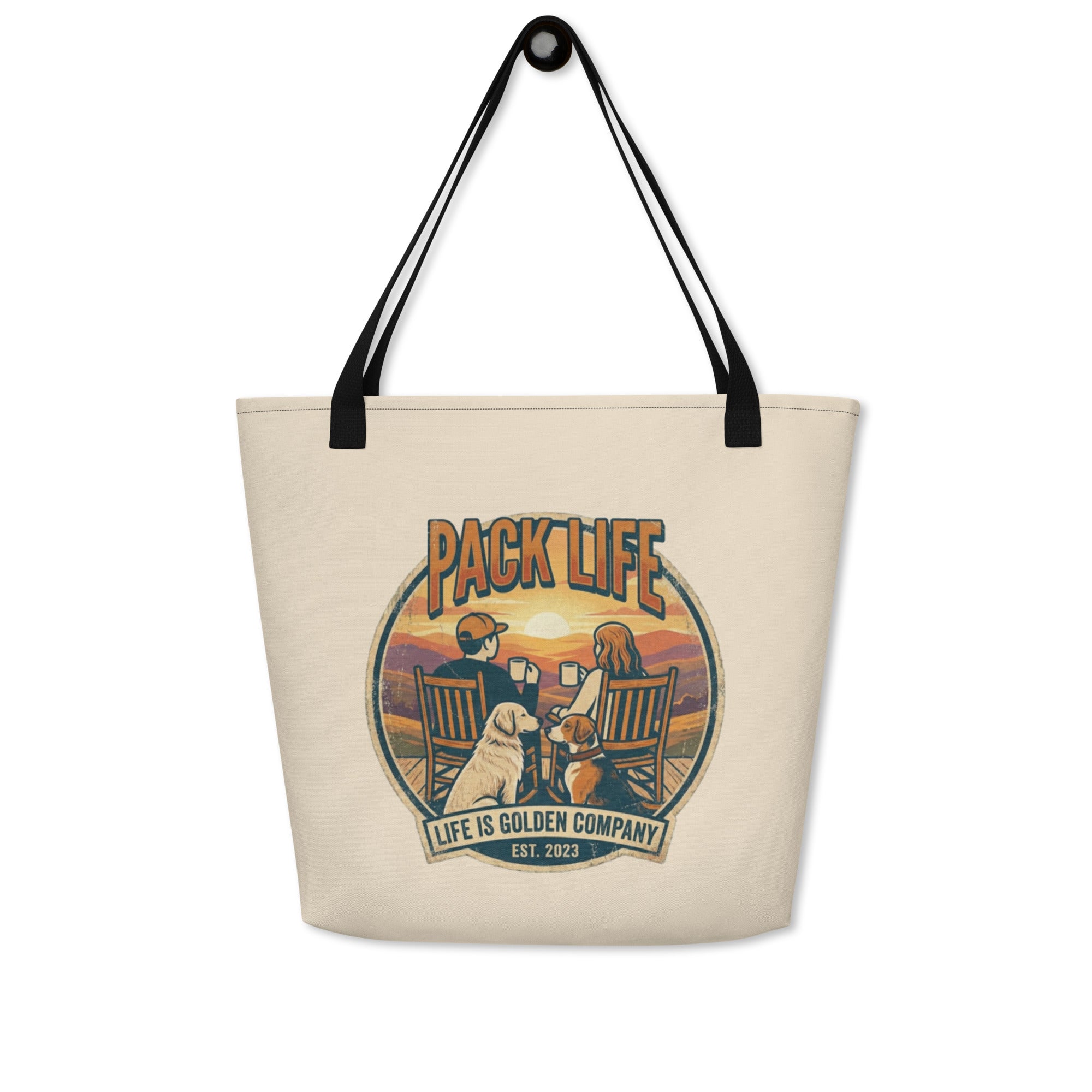 Pack Life  Large Tote Bag