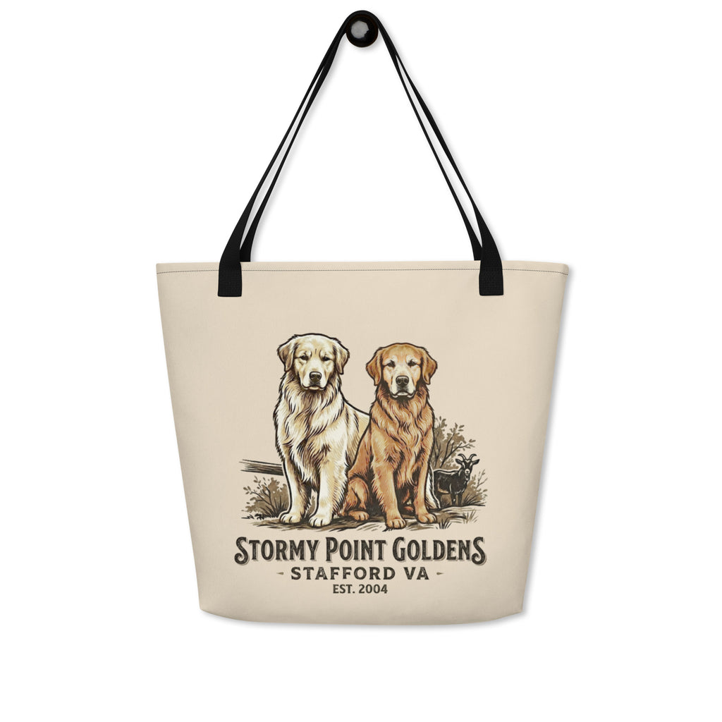 Stormy Point Large Tote Bag