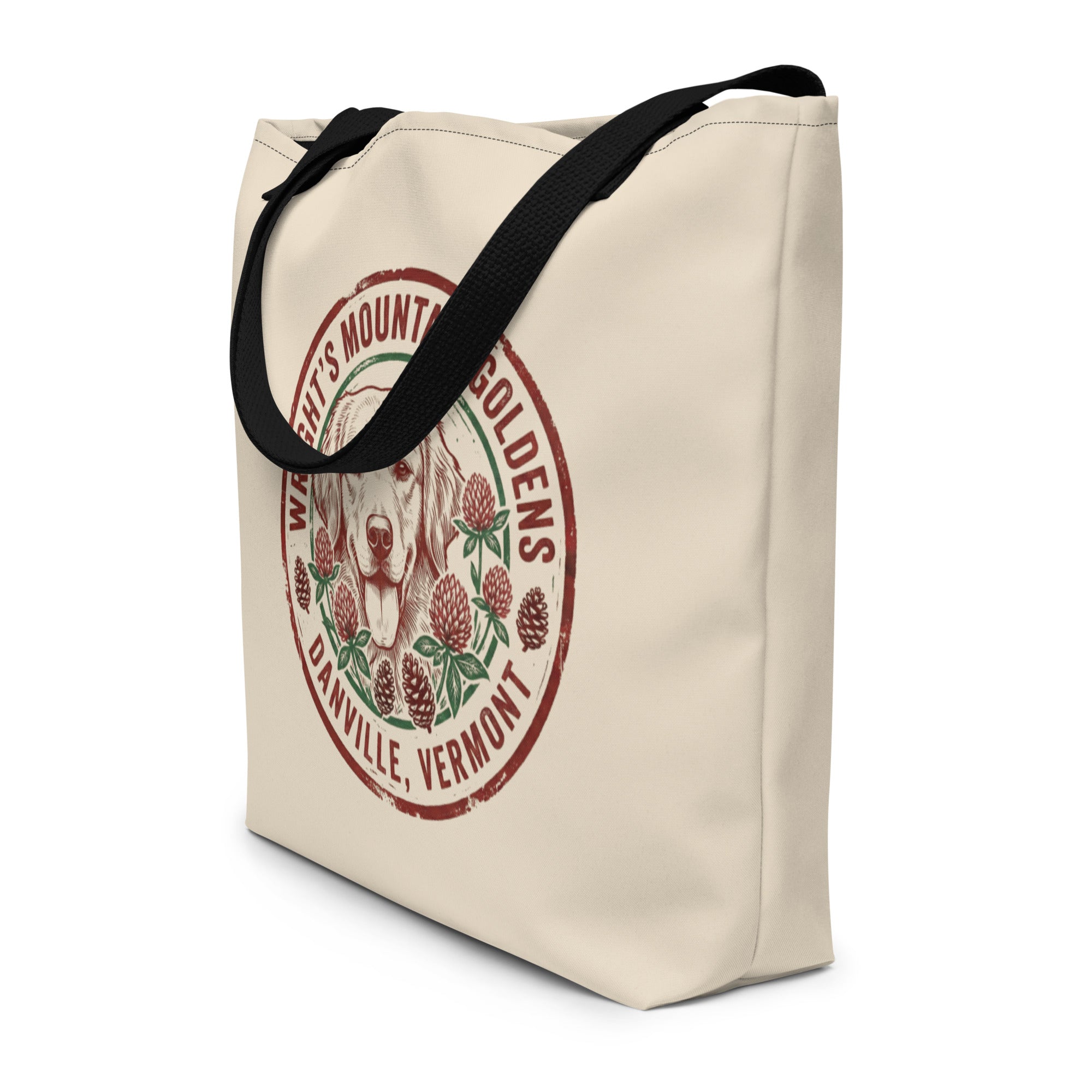 Wright's Mountain Goldens Large Tote Bag