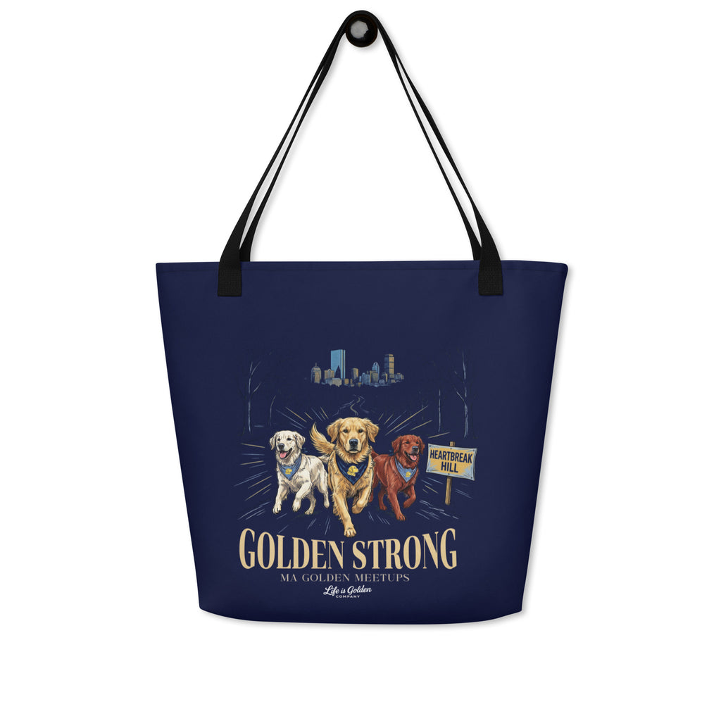 Heartbreak Hill  Large Tote Bag
