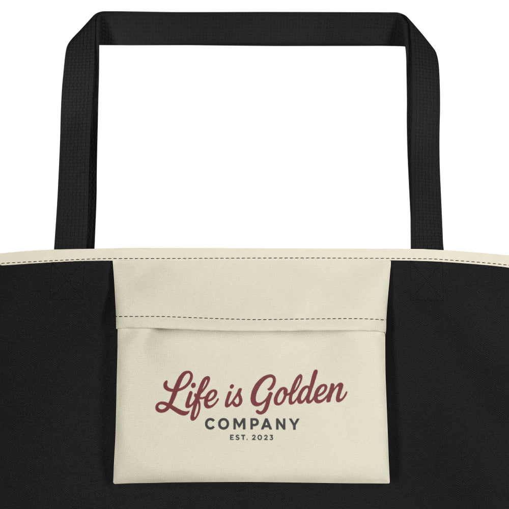 Copperfield's Goldens Large Tote Bag