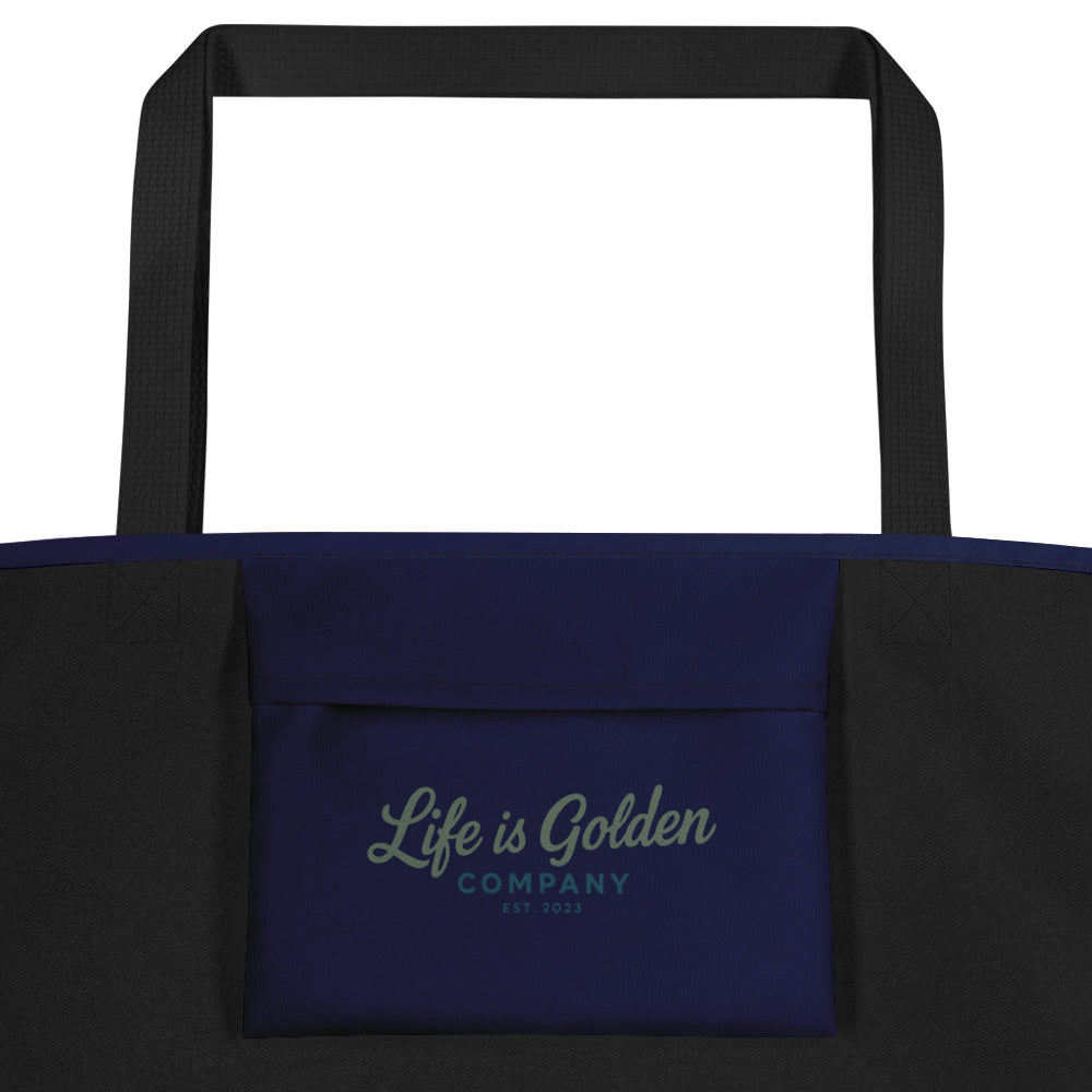 Heartbreak Hill  Large Tote Bag