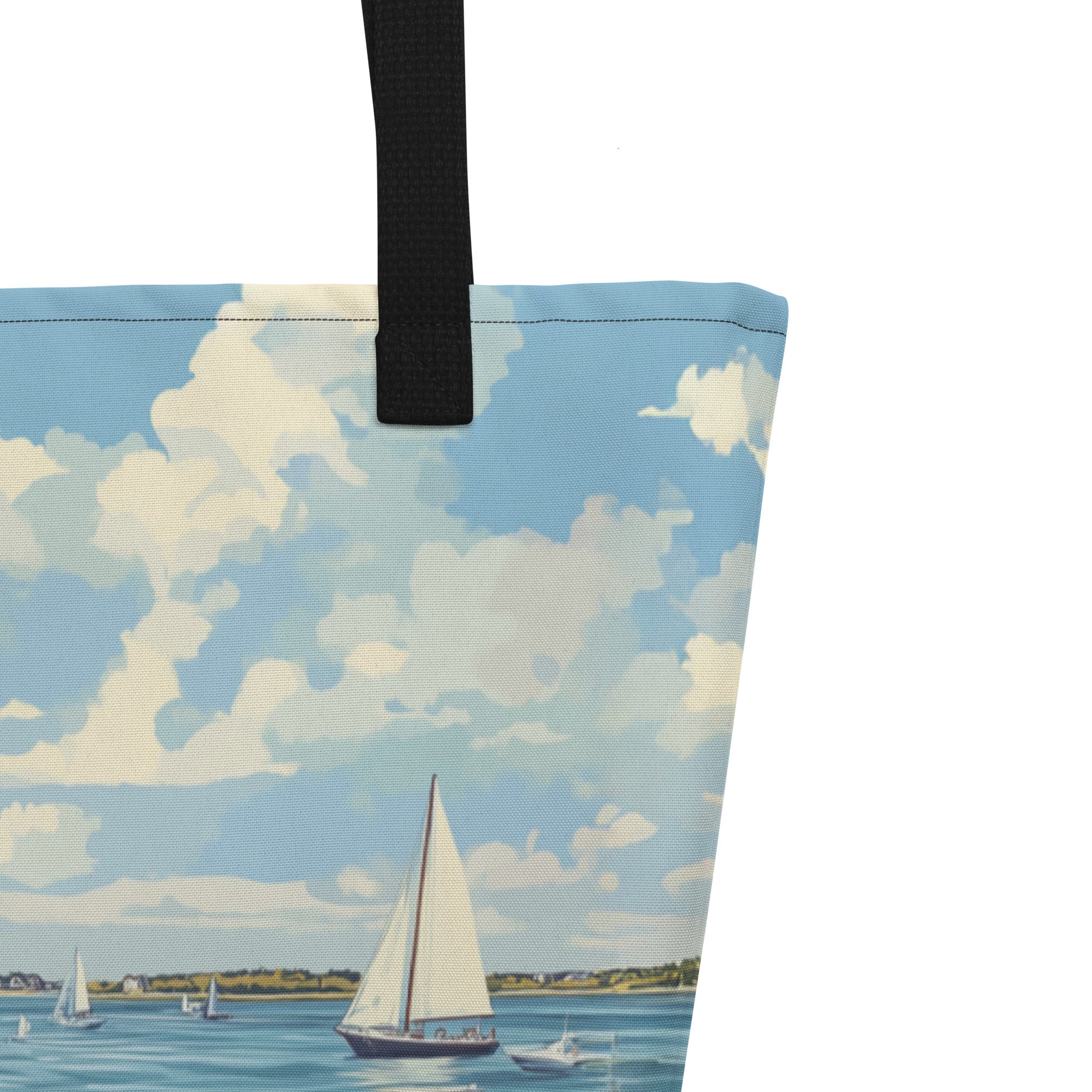 Vineyard Views Large Tote Bag