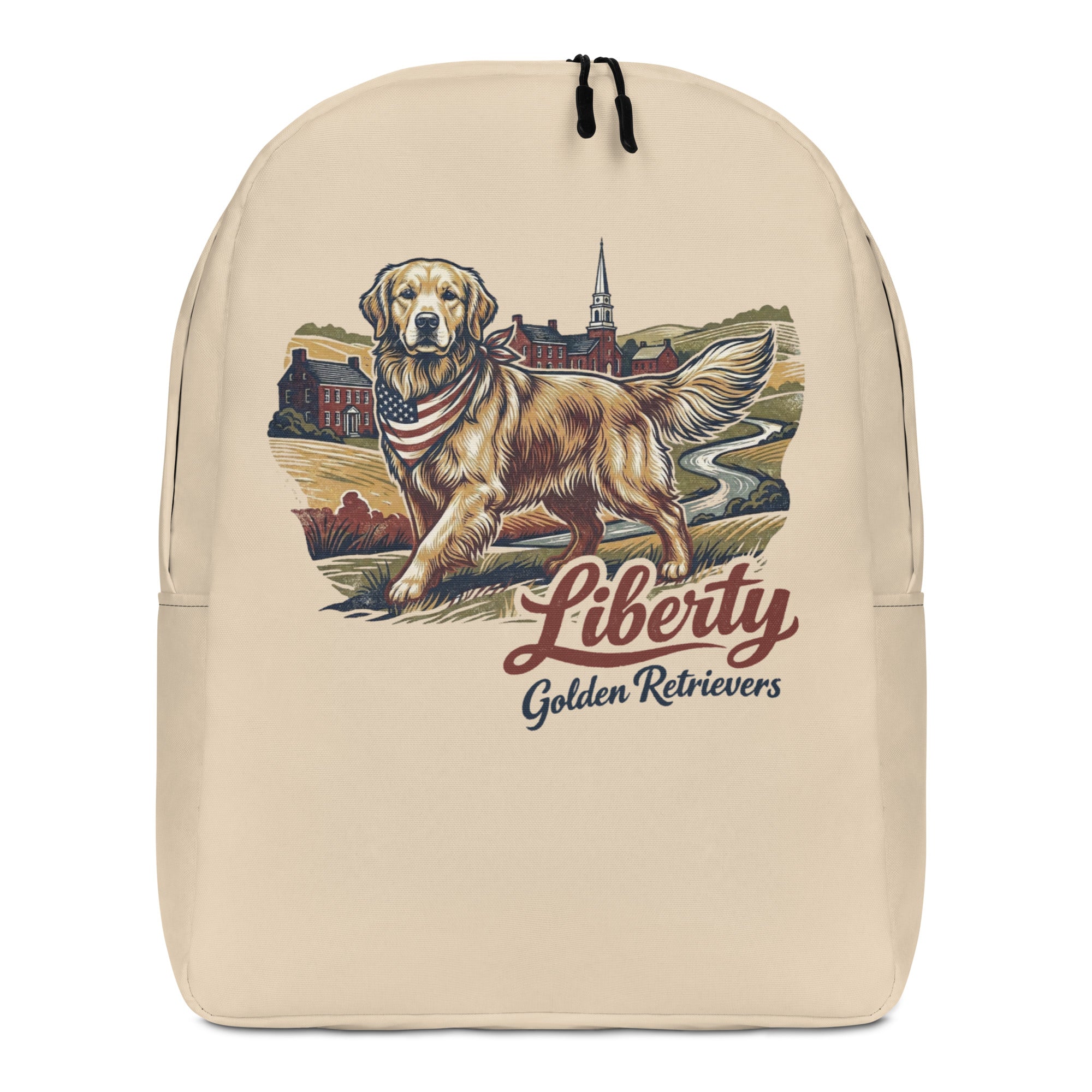 Liberty Golden Retrievers Backpack