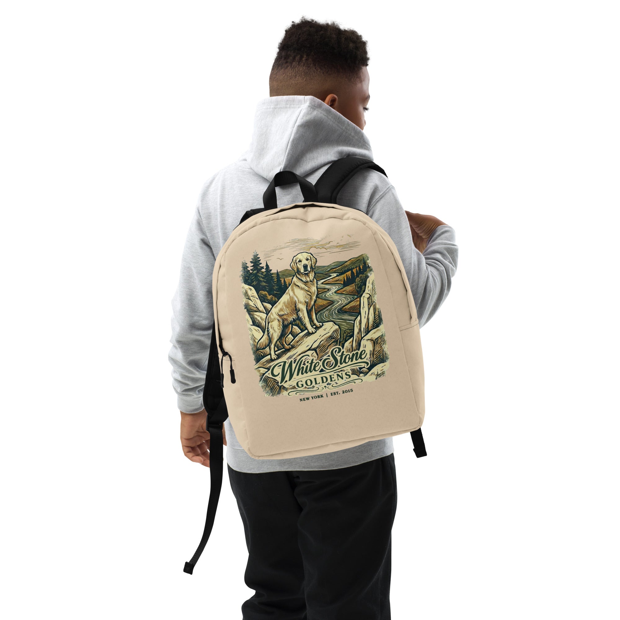 White Stone Goldens Backpack