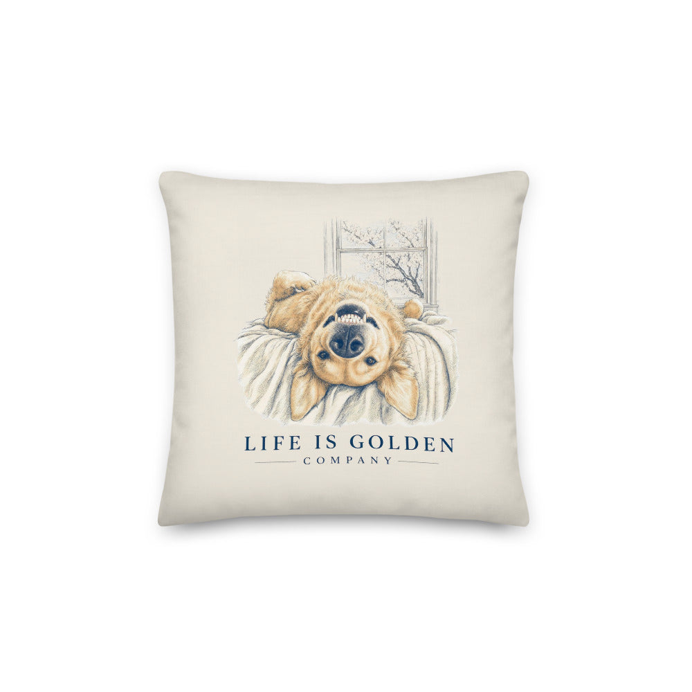 Custom #14969 Premium Pillow — White
