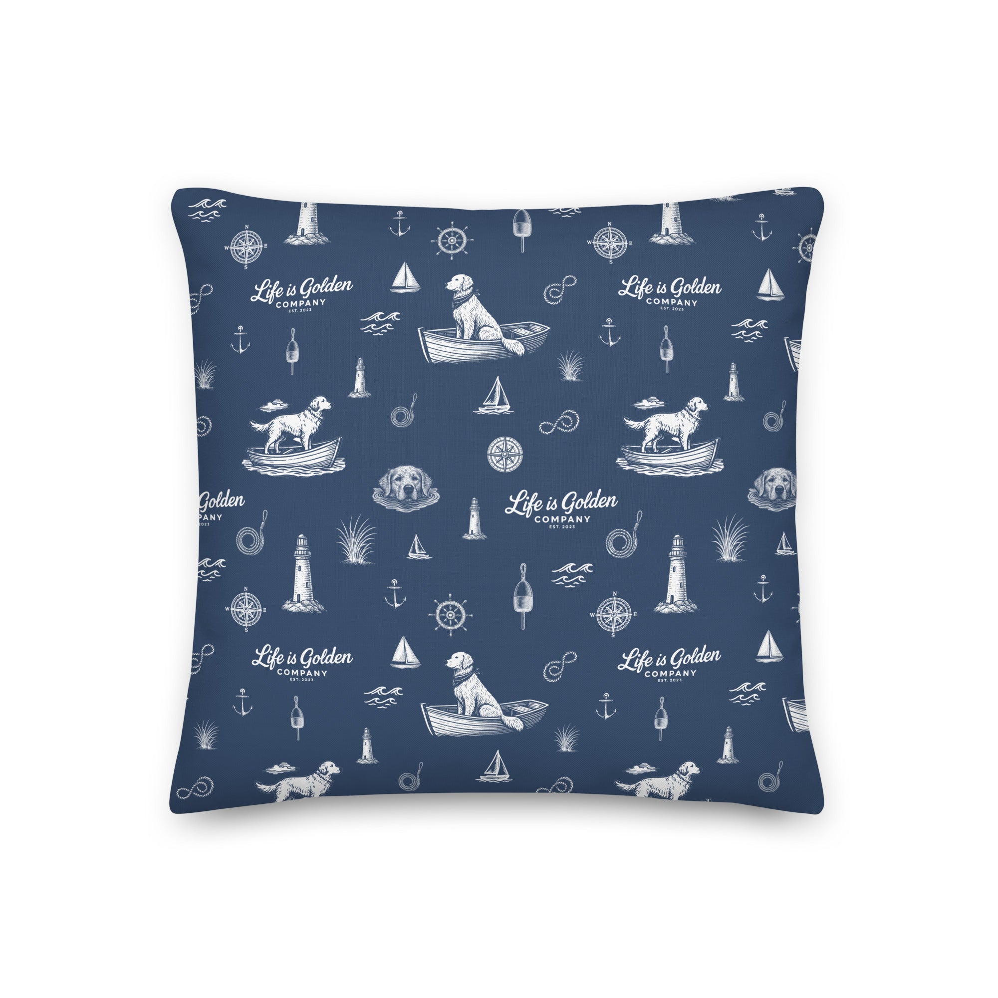 Golden Harbor Pillow