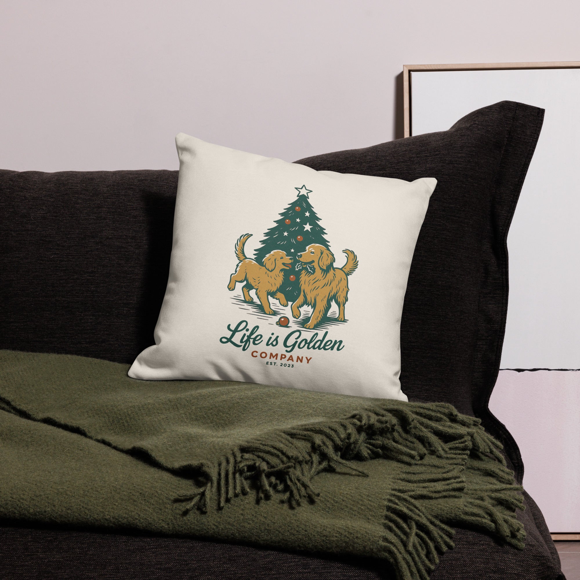 Christmas Playtime Pillow