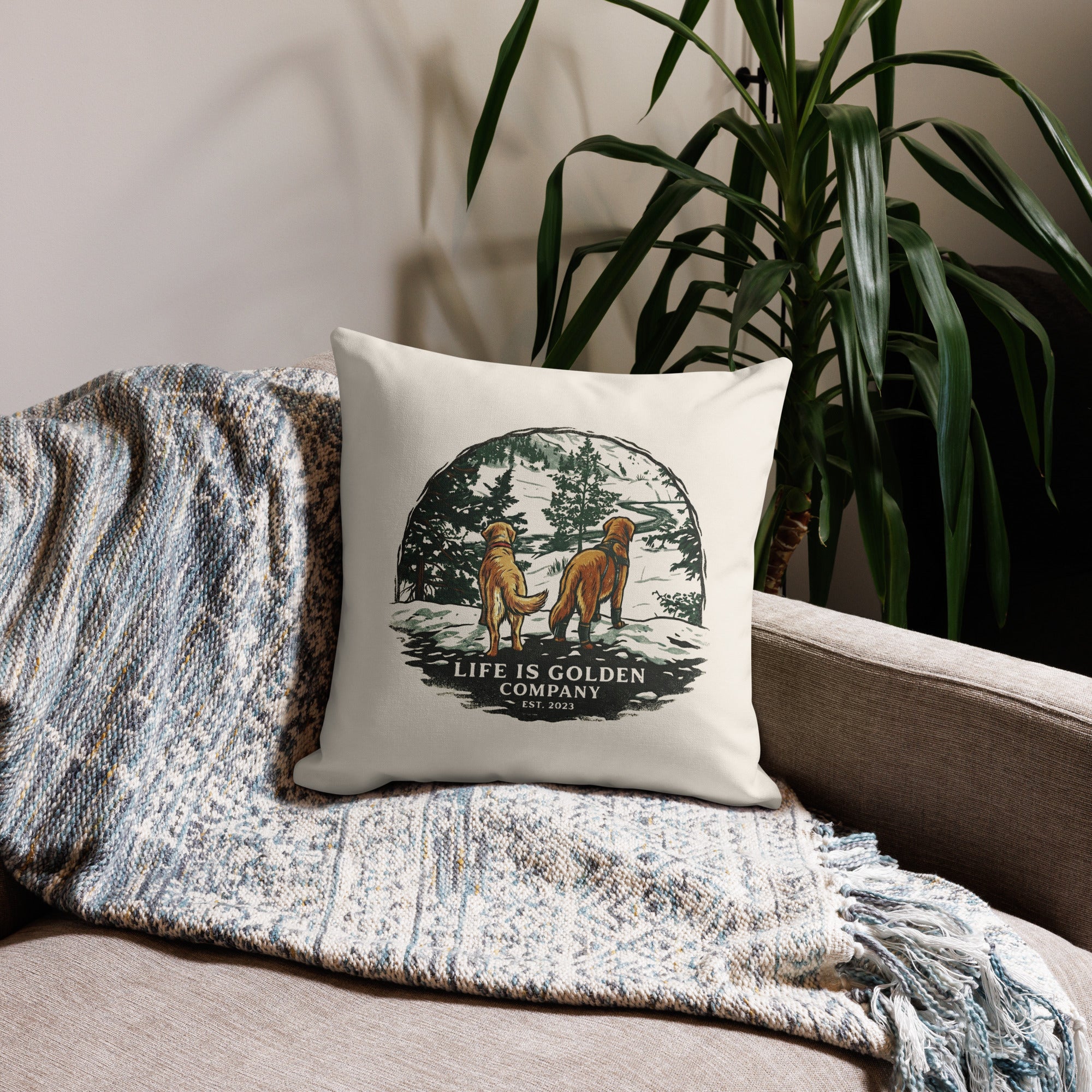 Where the Snow Leads Pillow