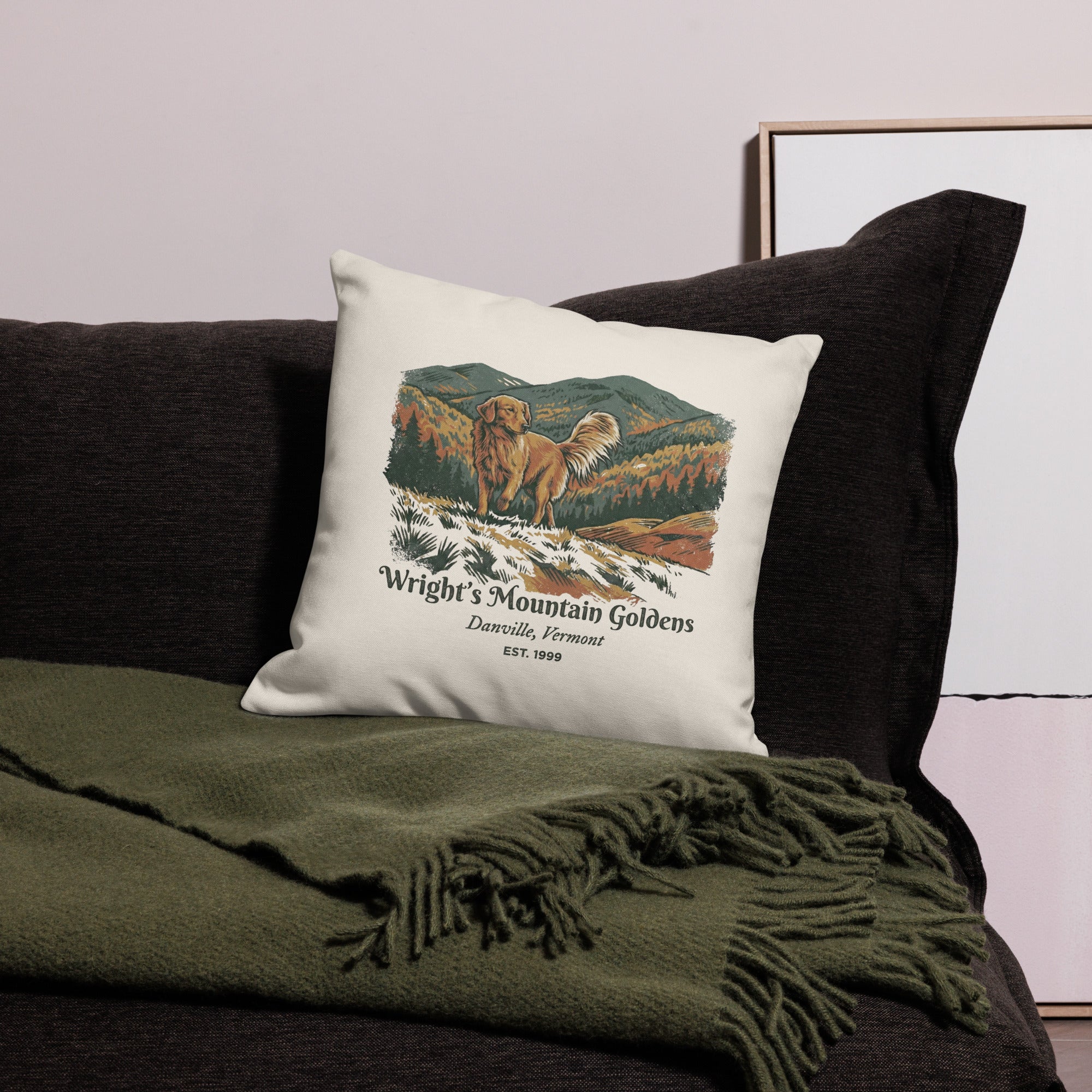Wright's Mountain Goldens Premium Pillow