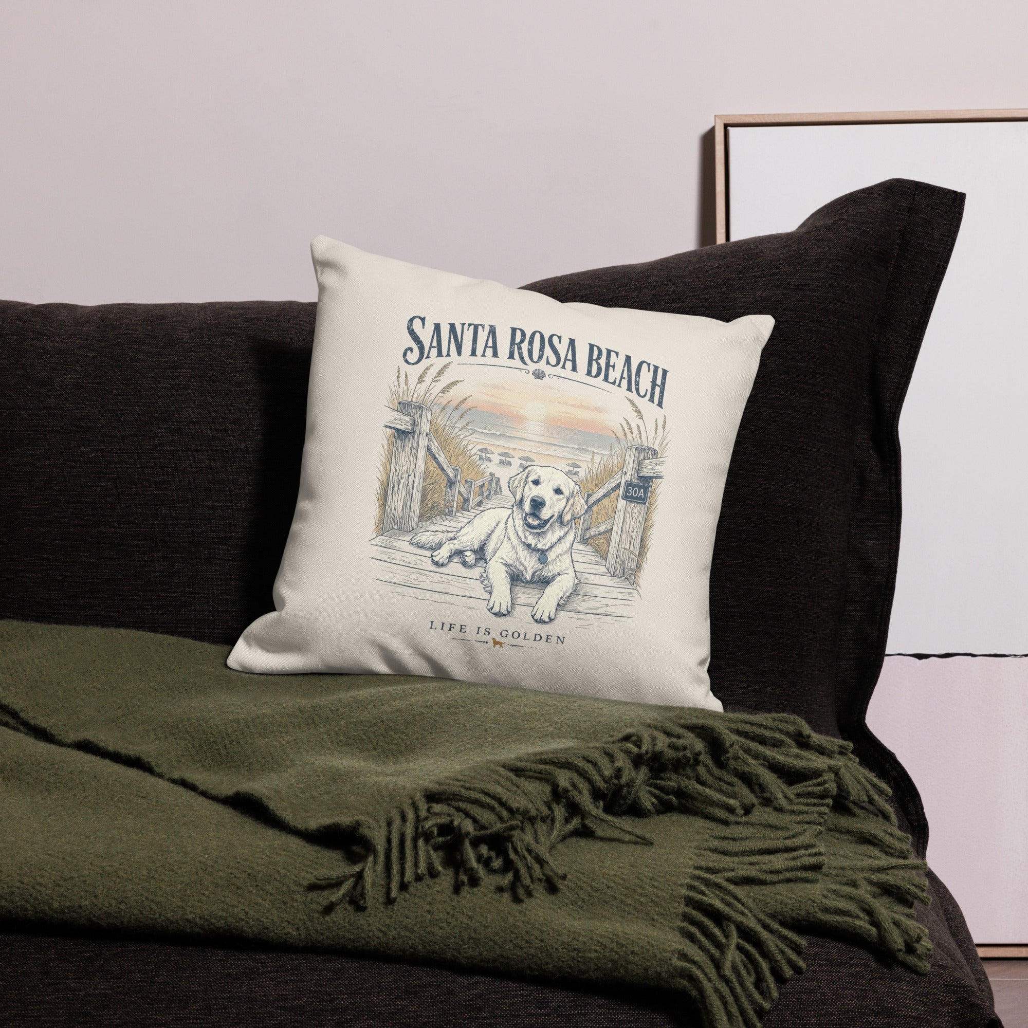 Santa Rosa Beach Premium Pillow