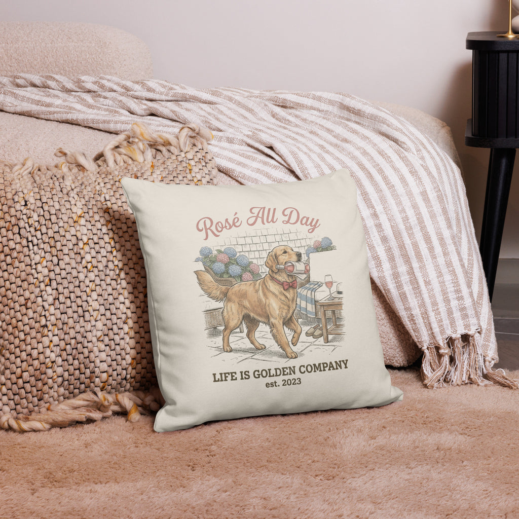 Rosé All Day Premium Pillow