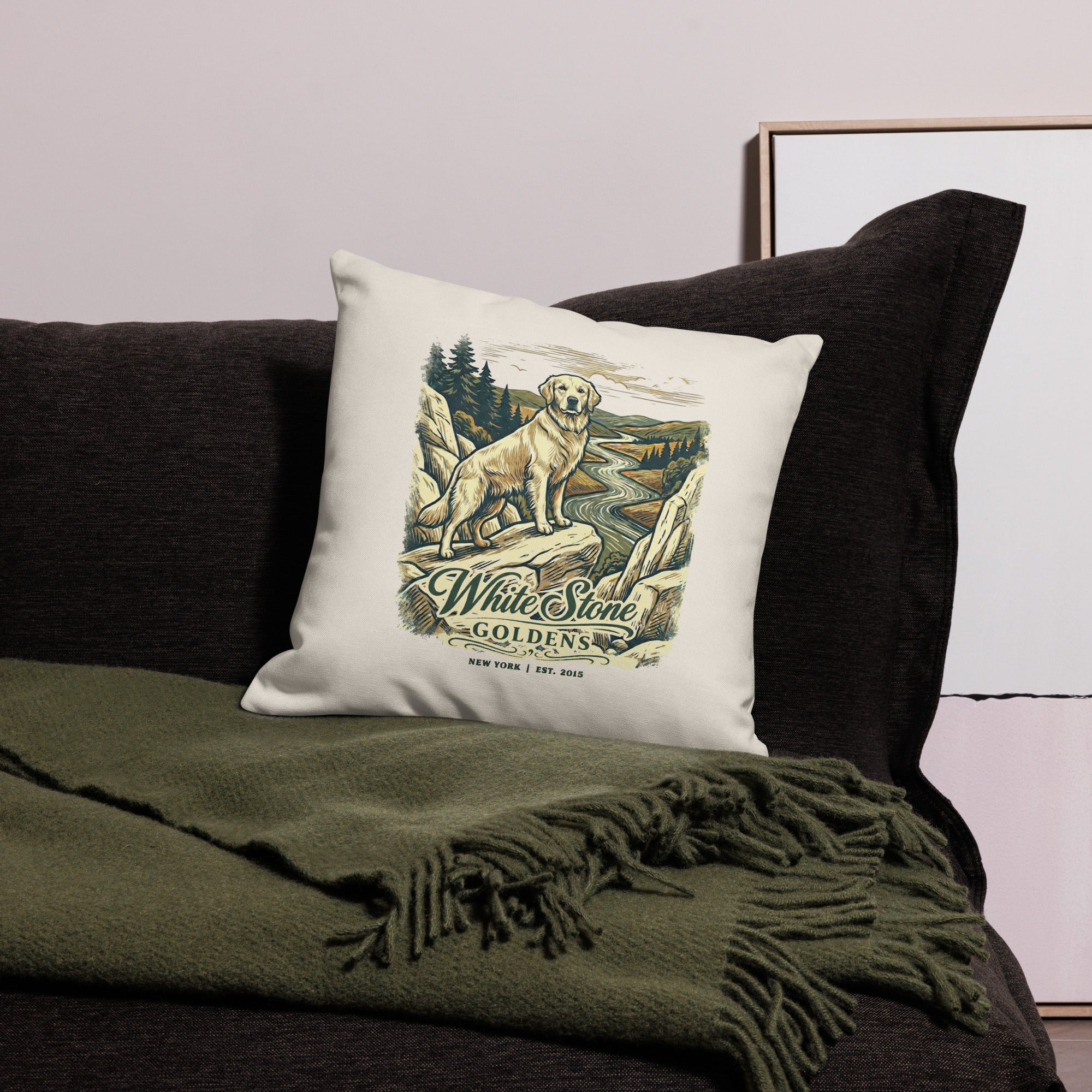 White Stone Goldens Premium Pillow