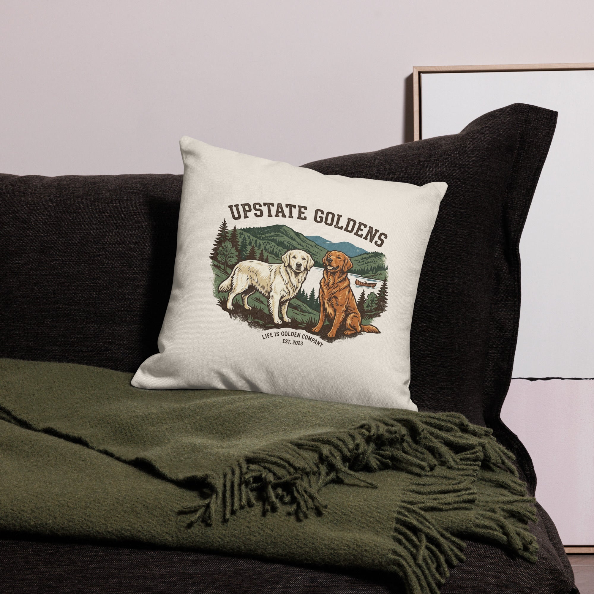 Upstate Goldens Premium Pillow